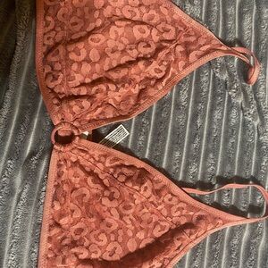 Free people Rust Lace Bralette